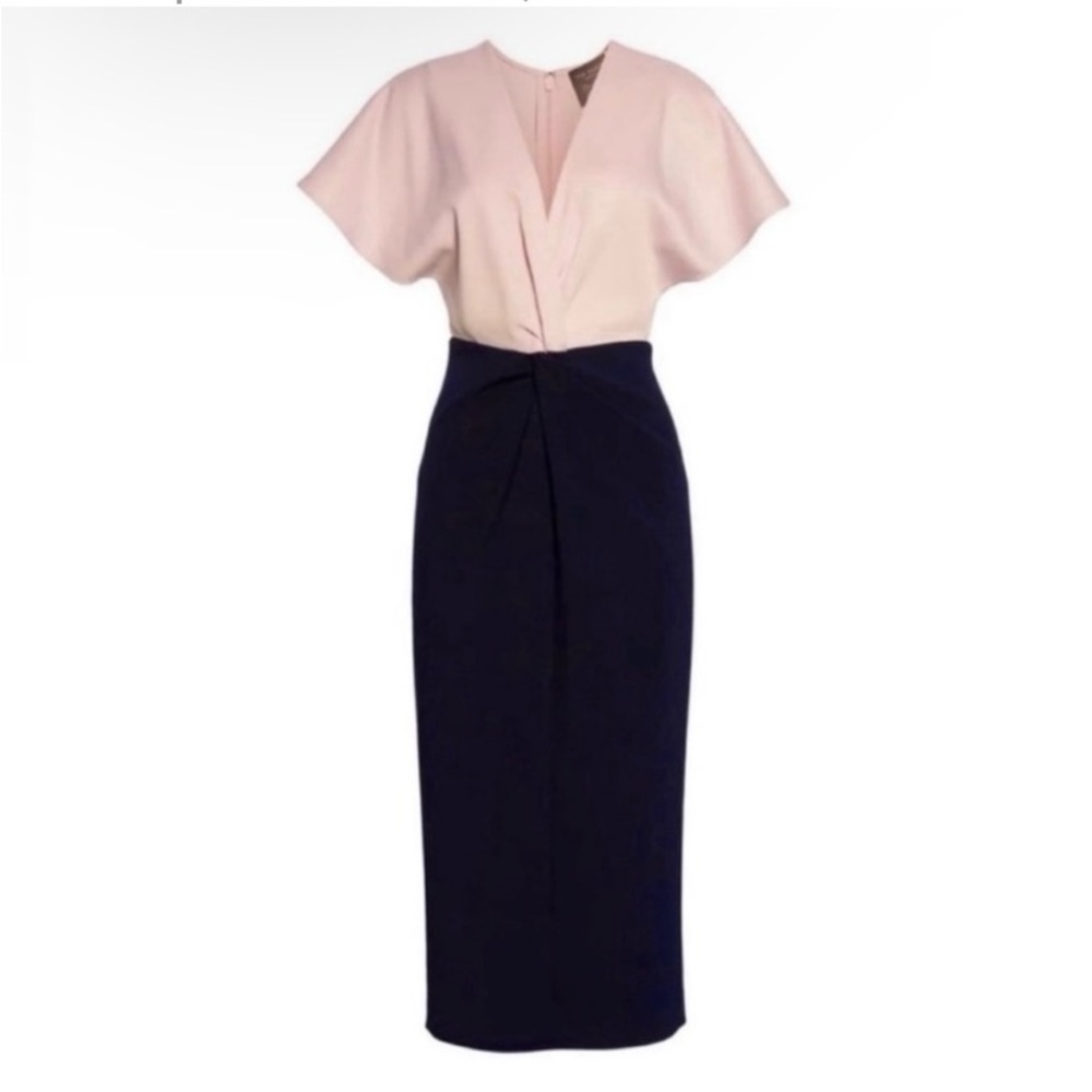 Ted Baker pink / navy dress
